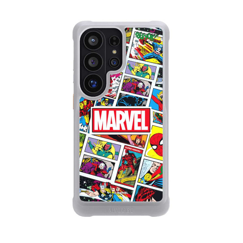 Galaxy S26 Ultra NIVOmax Marvel Comic Pattern