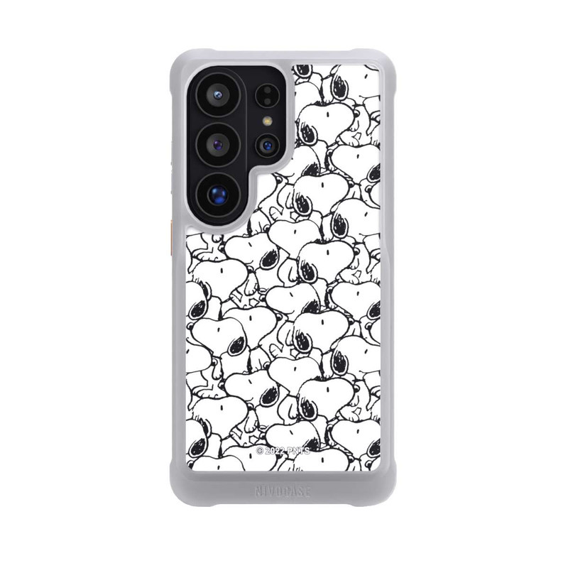 Galaxy S26 Ultra NIVOmax Snoopy Pattern Black And White
