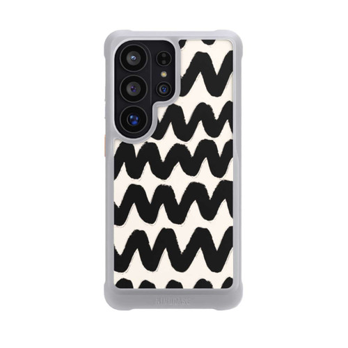 Samsung Galaxy S26 Ultra NIVOmax Vagues Noires Pattern