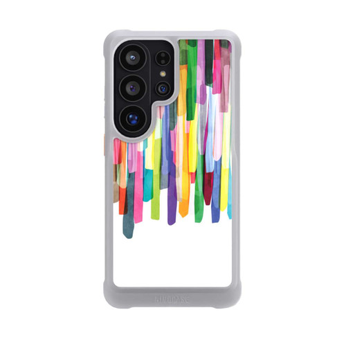 Samsung Galaxy S26 Ultra NIVOmax Bunte Streifen Weißer Hintergrund