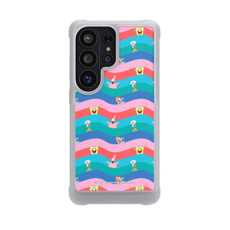 Galaxy S26 Ultra NIVOmax Spongebob Freunde Bunte Wellen
