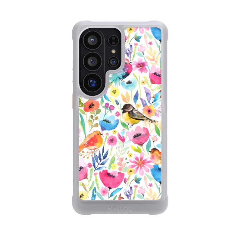 Galaxy S26 Ultra NIVOmax Wunderliche Vögel und Blumen