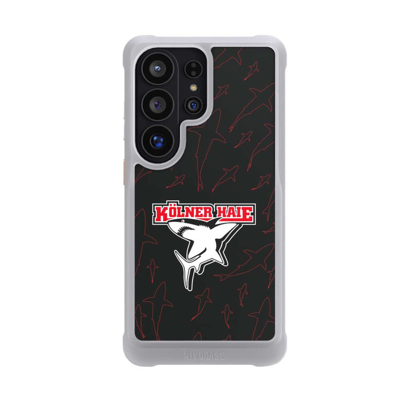 Galaxy S26 Ultra NIVOmax Haie Muster Rot