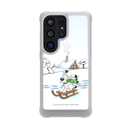 Samsung Galaxy S26 Ultra NIVOmax Idéfix fait du traîneau