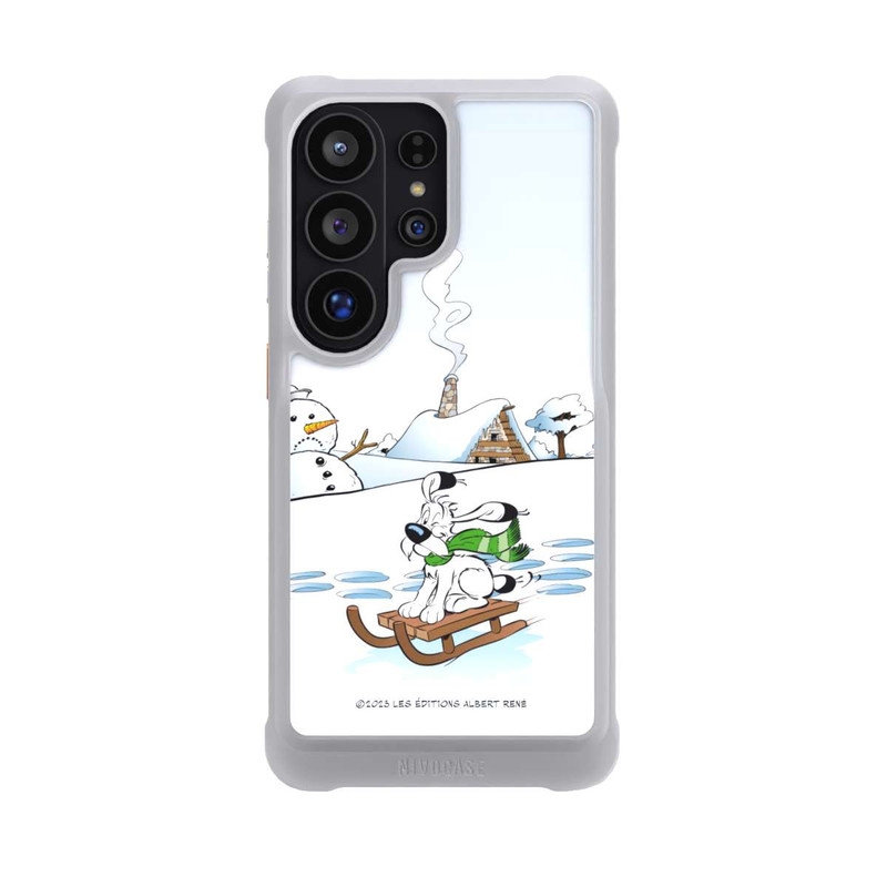 Galaxy S26 Ultra NIVOmax Idéfix fait du traîneau