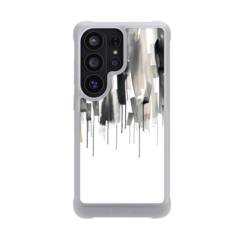 Galaxy S26 Ultra NIVOmax Watery Stripes Japandi Black