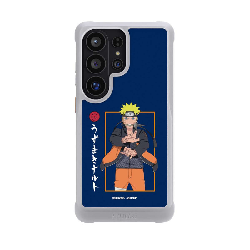Galaxy S26 Ultra NIVOmax Naruto Position de Combat bleu