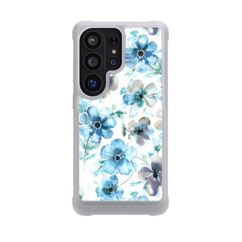 Samsung Galaxy S26 Ultra NIVOmax Blue Flower Pattern Trendy