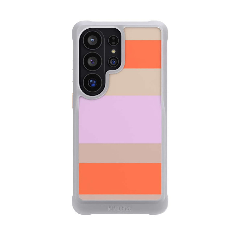 Galaxy S26 Ultra NIVOmax Moca Lila Orange Stripes