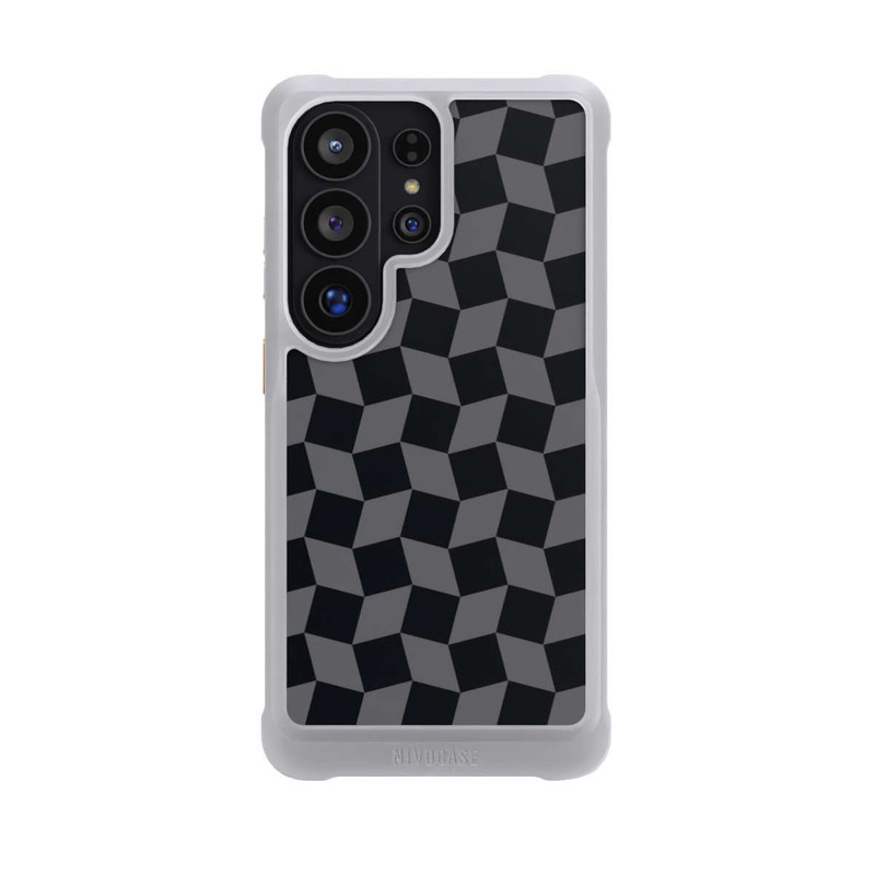 Galaxy S26 Ultra NIVOmax 3D Würfel-Muster Effektt