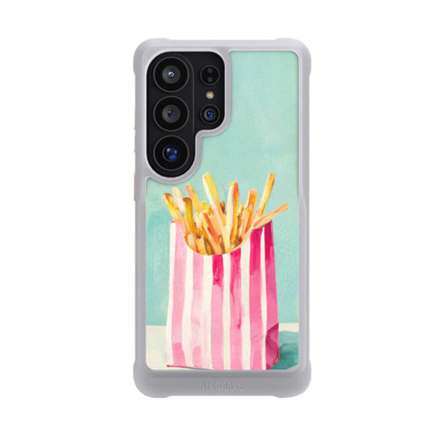Samsung Galaxy S26 Ultra NIVOmax Retro Pommes Blau Watercolor