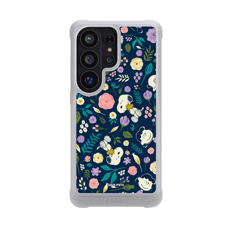 Galaxy S26 Ultra NIVOmax Peanuts Dark Flower Pattern