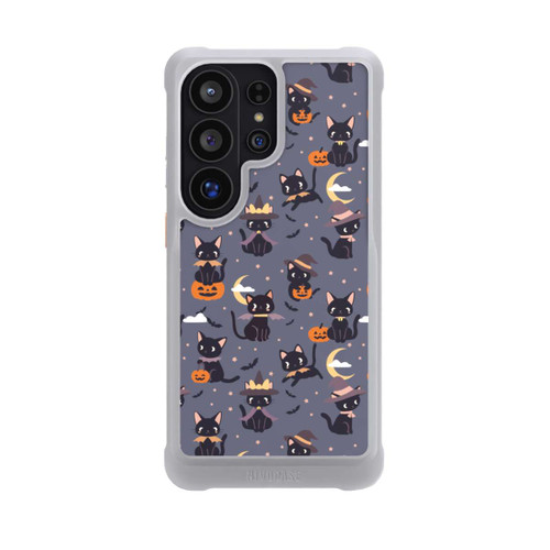 Samsung Galaxy S26 Ultra NIVOmax Cute Halloween Witch Cats and Pumpkins