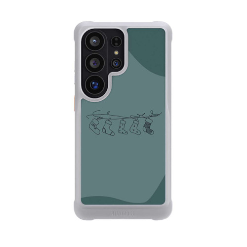 Samsung Galaxy S26 Ultra NIVOmax Christmas stockings line art minimalistic