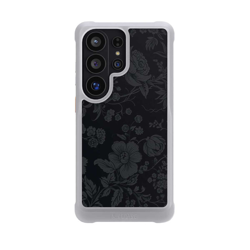 Galaxy S26 Ultra NIVOmax Dunkle Blumen Vintageoptik