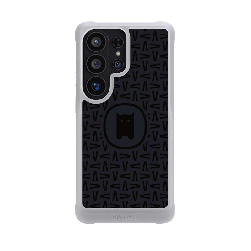 Galaxy S26 Ultra NIVOmax Nivocase Muster Schwarz Grau