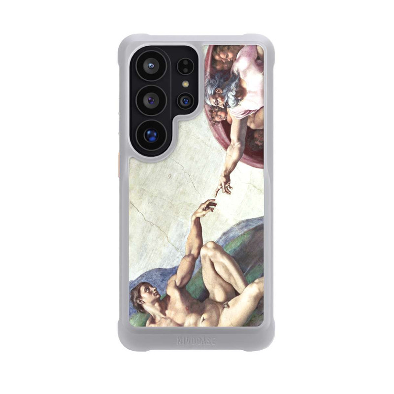 Galaxy S26 Ultra NIVOmax Michelangelo Buonarroti Création d'Adam