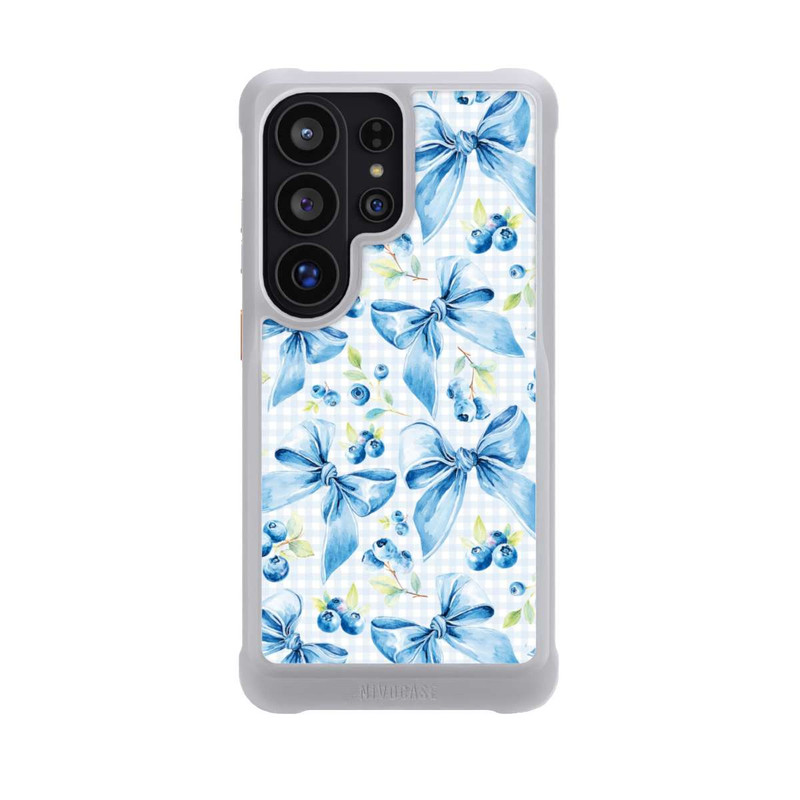 Galaxy S26 Ultra NIVOmax Nœuds bleus et myrtilles avec IA
