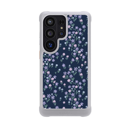 Samsung Galaxy S26 Ultra NIVOmax Dark Blue Floral Theme