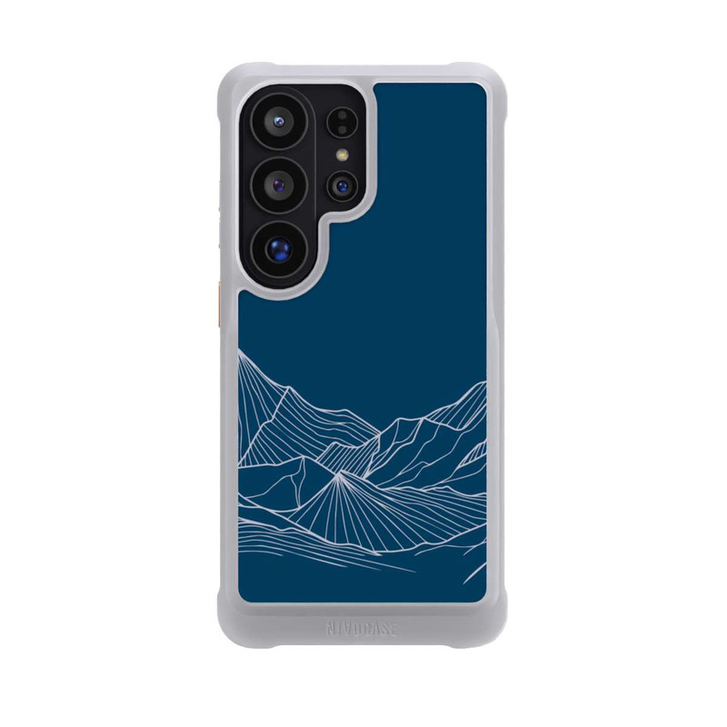 Galaxy S26 Ultra NIVOmax Blue Mountain Contour Lines