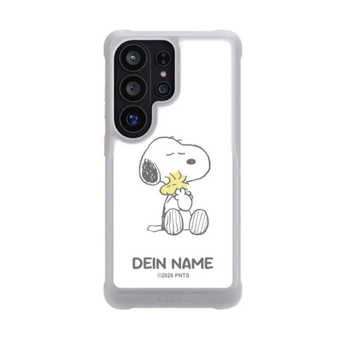 Samsung Galaxy S26 Ultra NIVOmax Snoopy And Woodstock Cuddling Personalisierbar