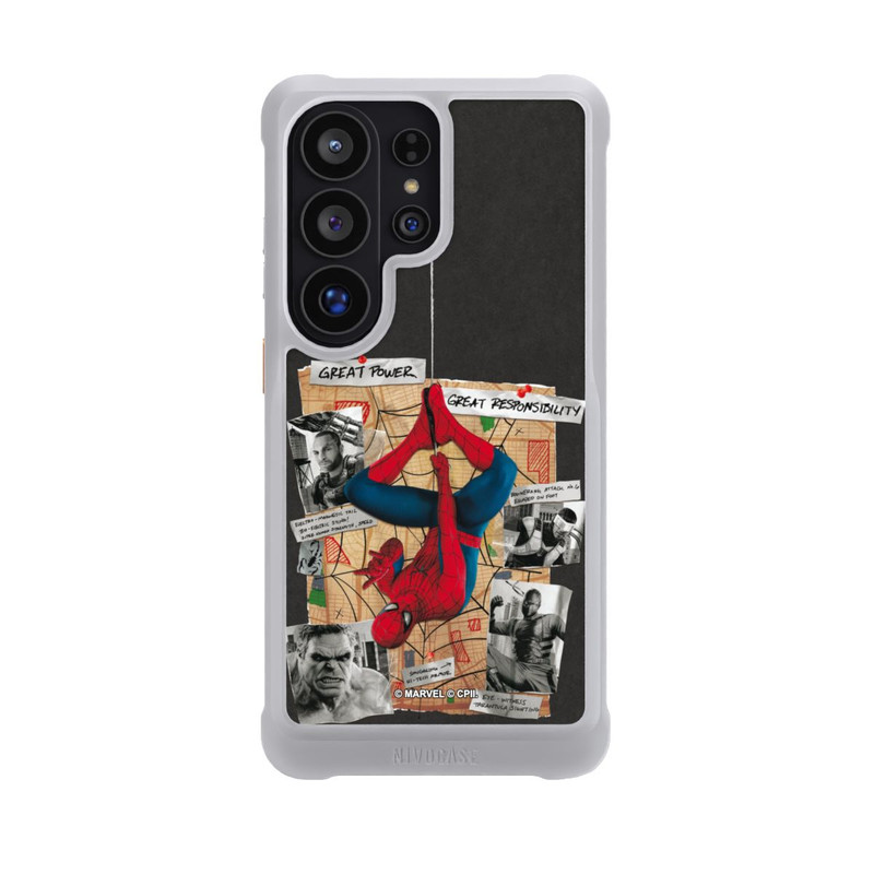 Galaxy S26 Ultra NIVOmax Spider-Man Tableau d'enquête