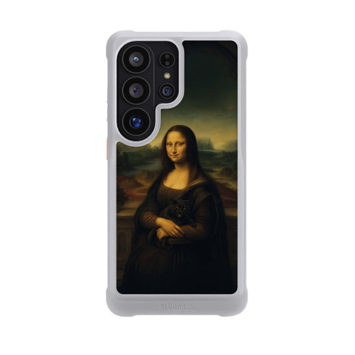 Samsung Galaxy S26 Ultra NIVOmax Mona Lisa von Leonardo da Vinci mit schwarzer Katze mit KI
