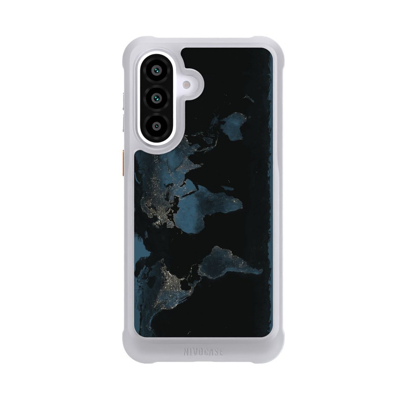 Galaxy A57 5G NIVOmax Carte du Monde Nuit