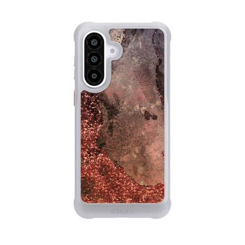 Samsung Galaxy A57 5G NIVOmax  Brauner Glitzer Marmorlook