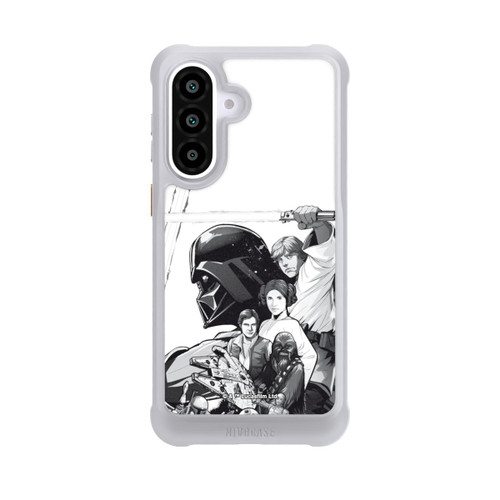 Samsung Galaxy A57 5G NIVOmax StarWars Charaktere - Schwarz-Weiß