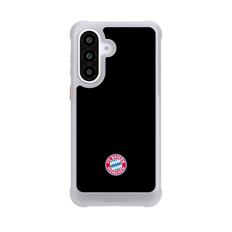 Galaxy A57 5G NIVOmax Logo FCB Classique Petit - Coloré sur Fond Noir
