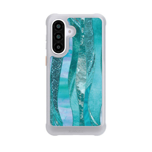 Samsung Galaxy A57 5G NIVOmax glamouröser Glitzerlook blau