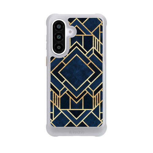 Samsung Galaxy A57 5G NIVOmax Kunst Deko Blau Golddruck