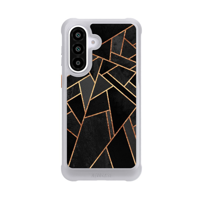 Galaxy A57 5G NIVOmax Schwarze Nacht Gold Druck