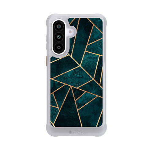 Samsung Galaxy A57 5G NIVOmax Tief Blaugrün Stein Gold Druck