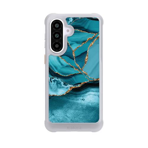 Samsung Galaxy A57 5G NIVOmax Eisblaue Marmor Landschaft