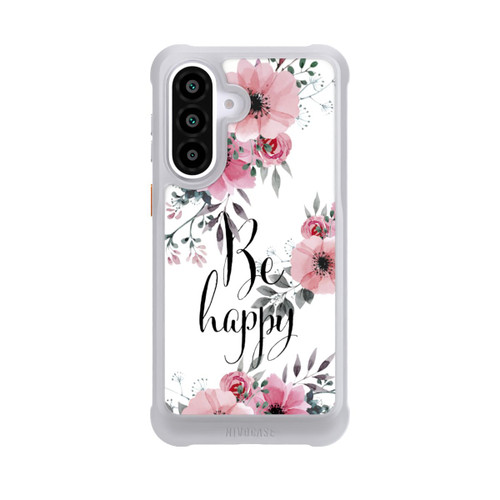 Samsung Galaxy A57 5G NIVOmax Be Happy Blumen