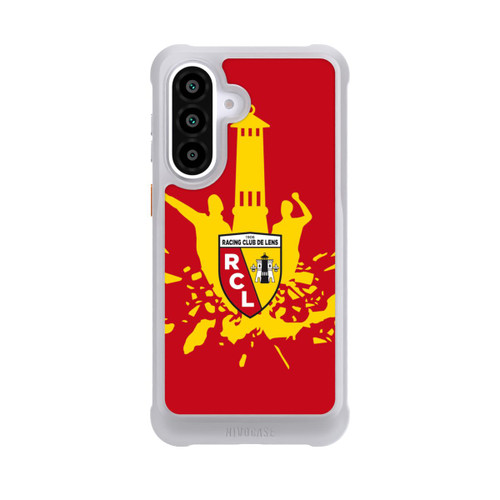 Samsung Galaxy A57 5G NIVOmax RC Lens Tour jaune sur rouge