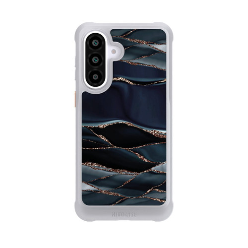 Samsung Galaxy A57 5G NIVOmax Dark Grey Stripes Golden LooK
