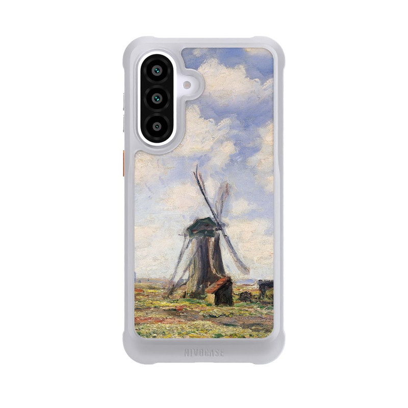 Galaxy A57 5G NIVOmax Tulip Fields with the Rijnsburg Windmil by Claude Monet