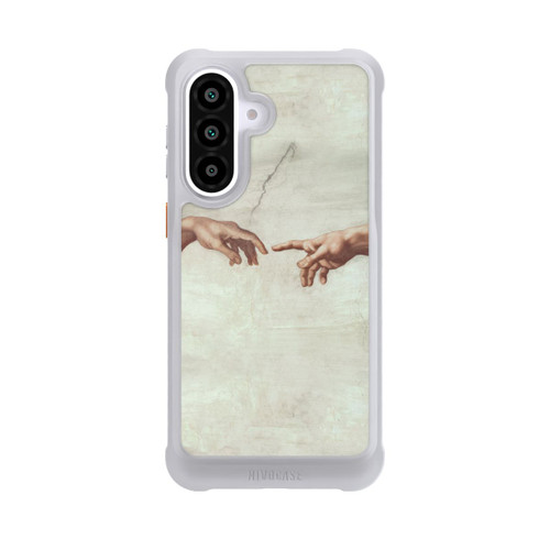 Samsung Galaxy A57 5G NIVOmax Hands of God and Adam by Michelangelo Buonarroti