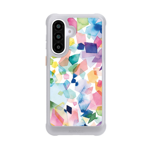 Samsung Galaxy A57 5G NIVOmax Bunte Aquarelledelsteine ​​und Diamanten