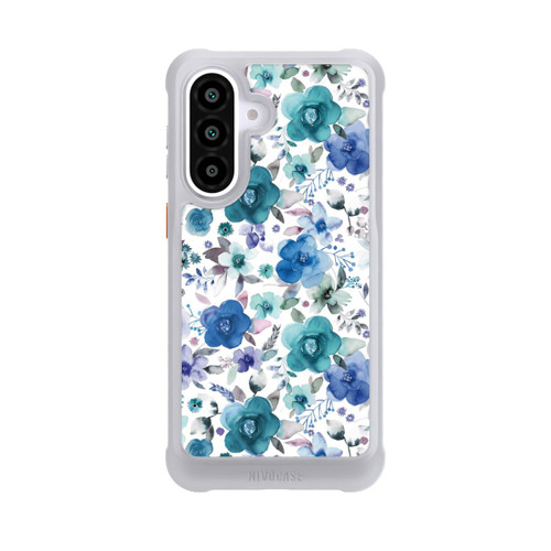 Samsung Galaxy A57 5G NIVOmax Winterblumensträuße Blau