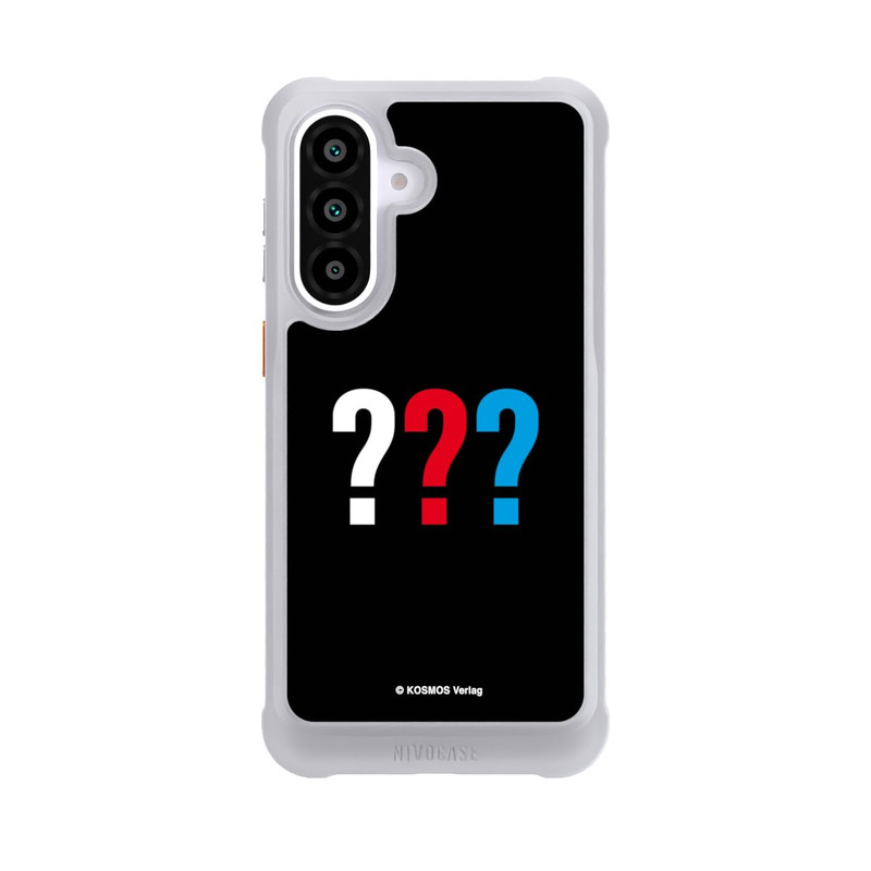 Galaxy A57 5G NIVOmax Drei Fragezeichen Logo