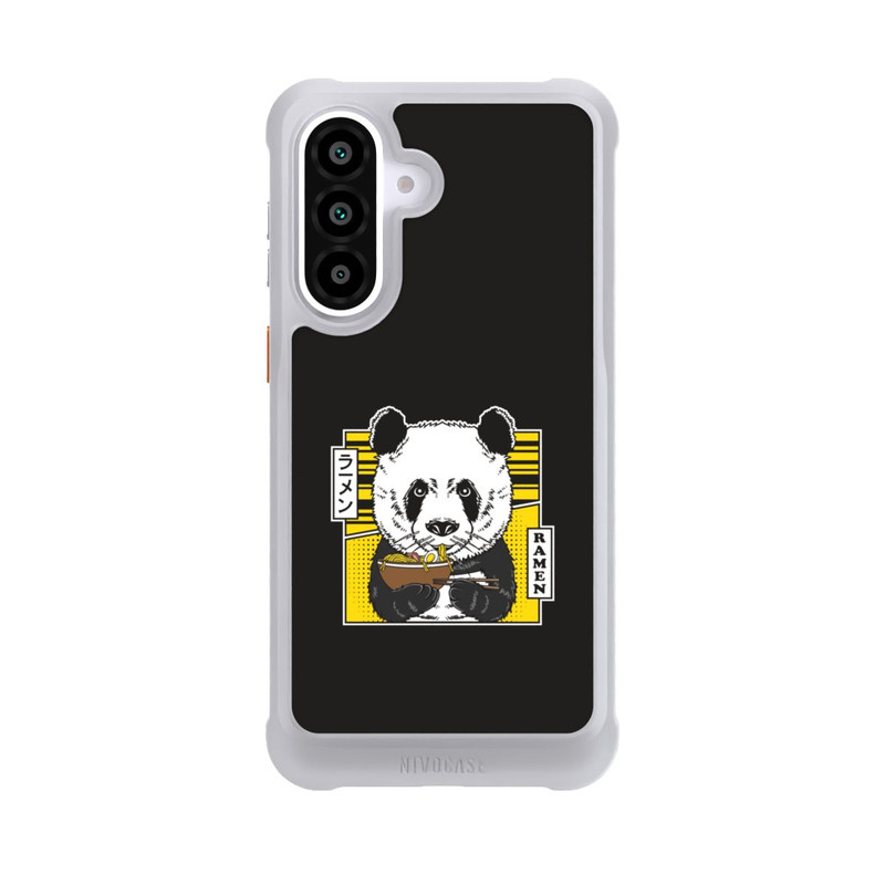Galaxy A57 5G NIVOmax Panda und Ramensuppe