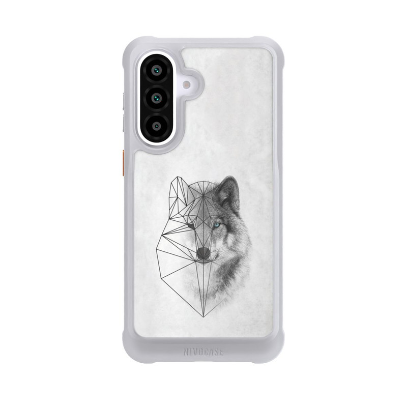 Galaxy A57 5G NIVOmax Polygonaler Wolf