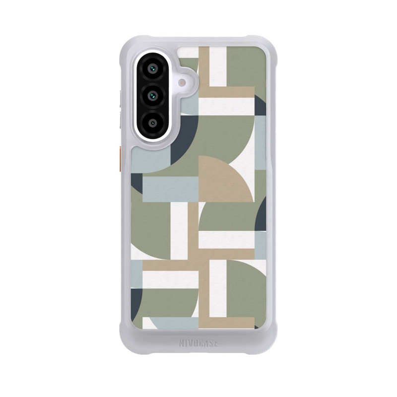 Galaxy A57 5G NIVOmax Futuristische Bauhaus Polygone Beige