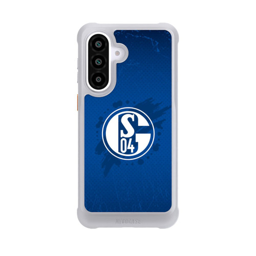Samsung Galaxy A57 5G NIVOmax Schalke 04 Farbe Fleck Blau