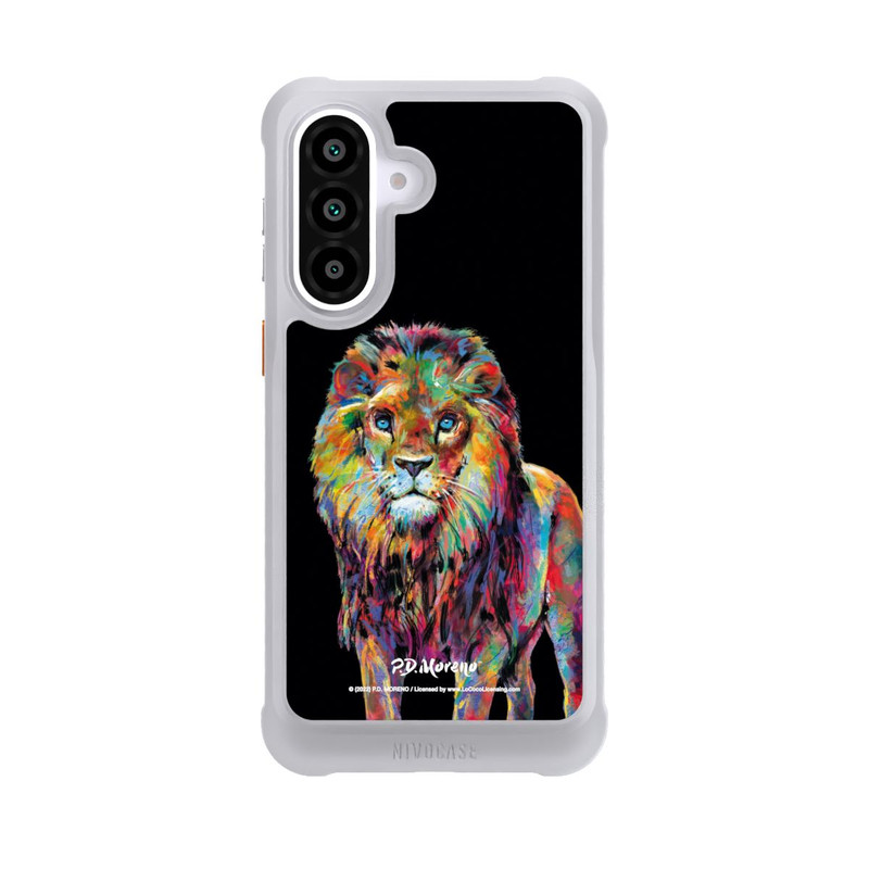 Galaxy A57 5G NIVOmax Löwe Bunte Kunst von P.D. Moreno