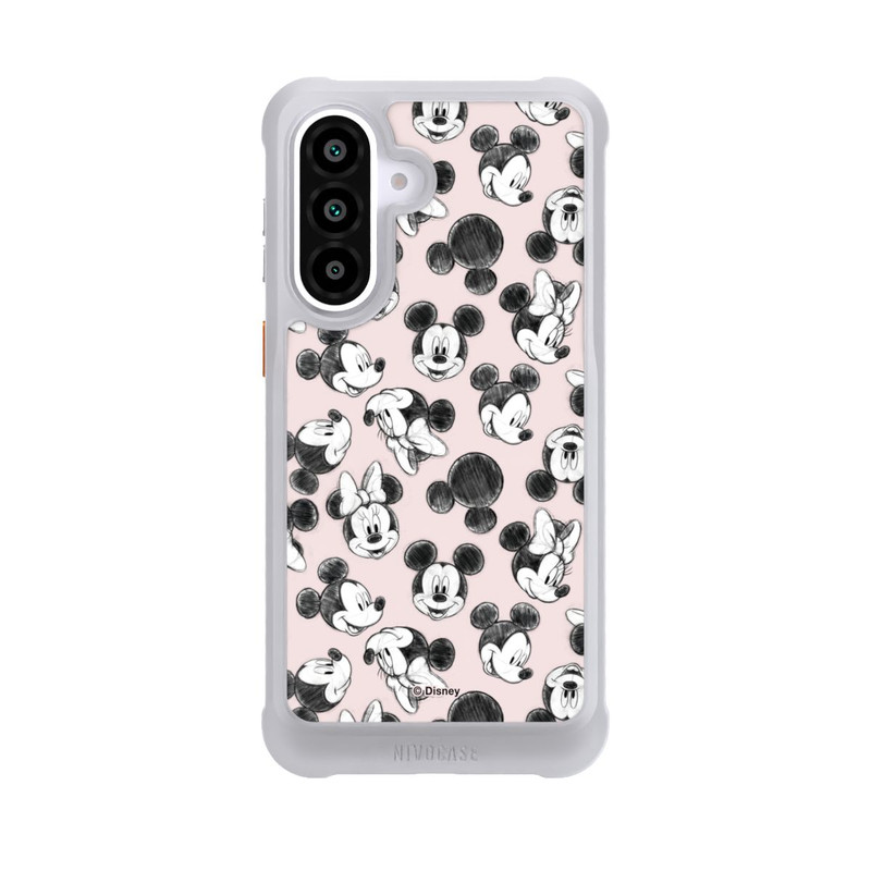 Galaxy A57 5G NIVOmax Minnie & Mickey Many Faces Pink